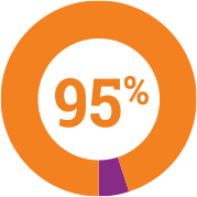 95%